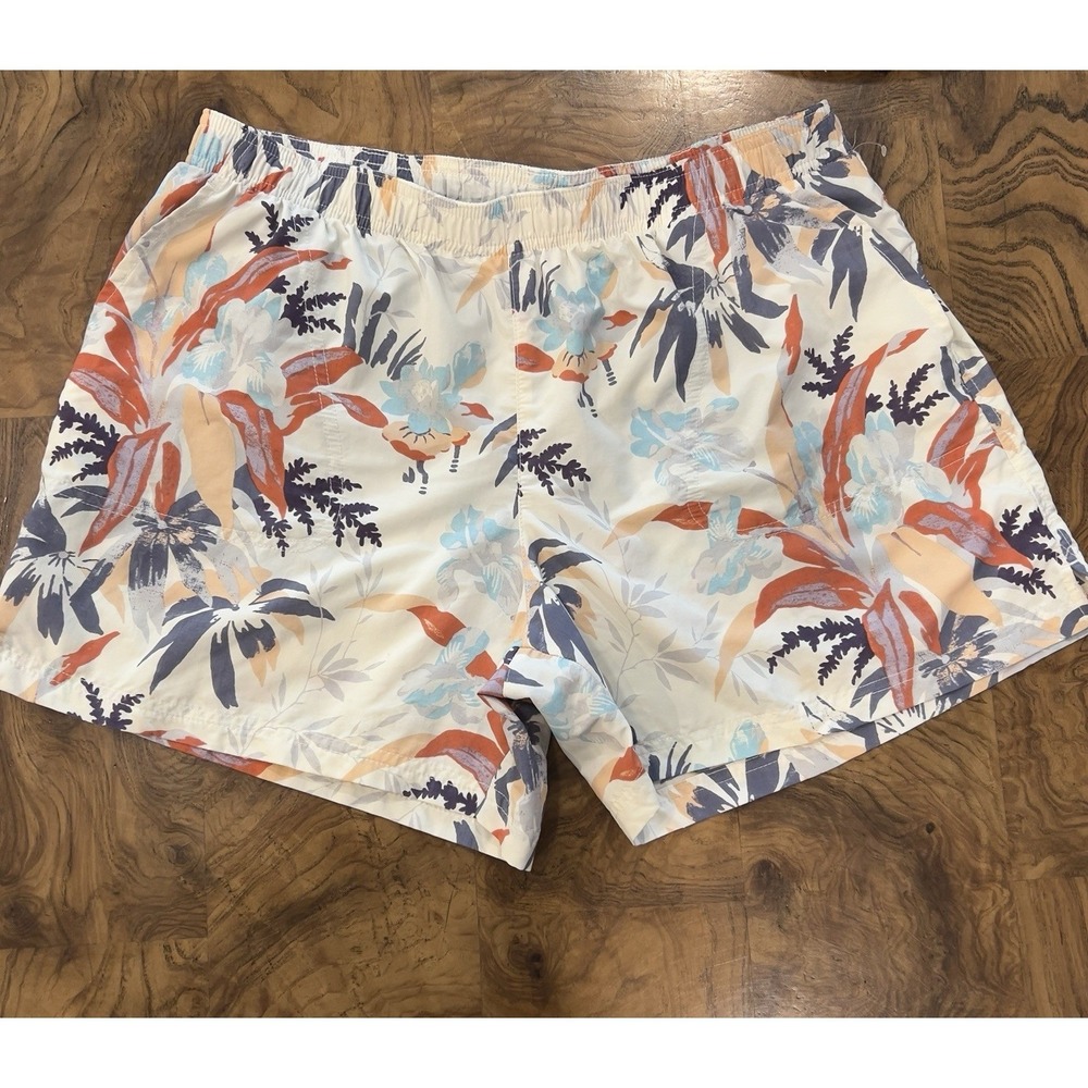 Columbia Shorts Men Large Multicolor Excellent Floral 5in Inseam AL1418